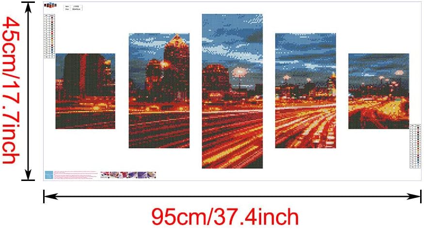 Kit Diamond Painting 5D - 2 Quadri 30x40 Cm Con Pietre Lucide, Ideale Per Adulti E Decorazione - Foto 6