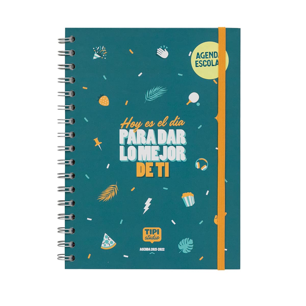 Mr. Wonderful 2021-2022 Weekly Diary - Today is the day to give the best of you, multicoloured