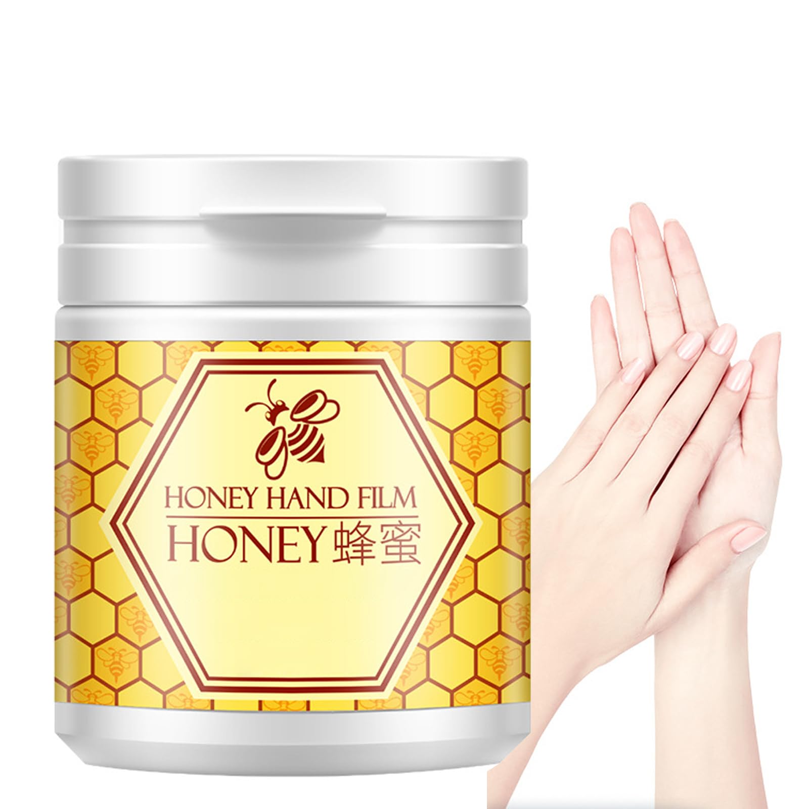 Hydrating Honey Milk Wax Mask 170g for Dry Rough Chapped Skin | Nourishing Exfoliating & Moisturizing Care for Smooth Supple Texture