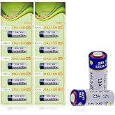 MJKAA 23A A23 12V Alkaline Battery, 10-Count | Long-Lasting Power, For Garage Door Openers, Key Fobs, Car Alarm Remotes, Wireless Doorbells