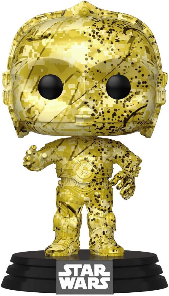 Funko Pop! Star Wars: Futura Skin C-3PO Bobble-Head (Exclusive), Multicolor