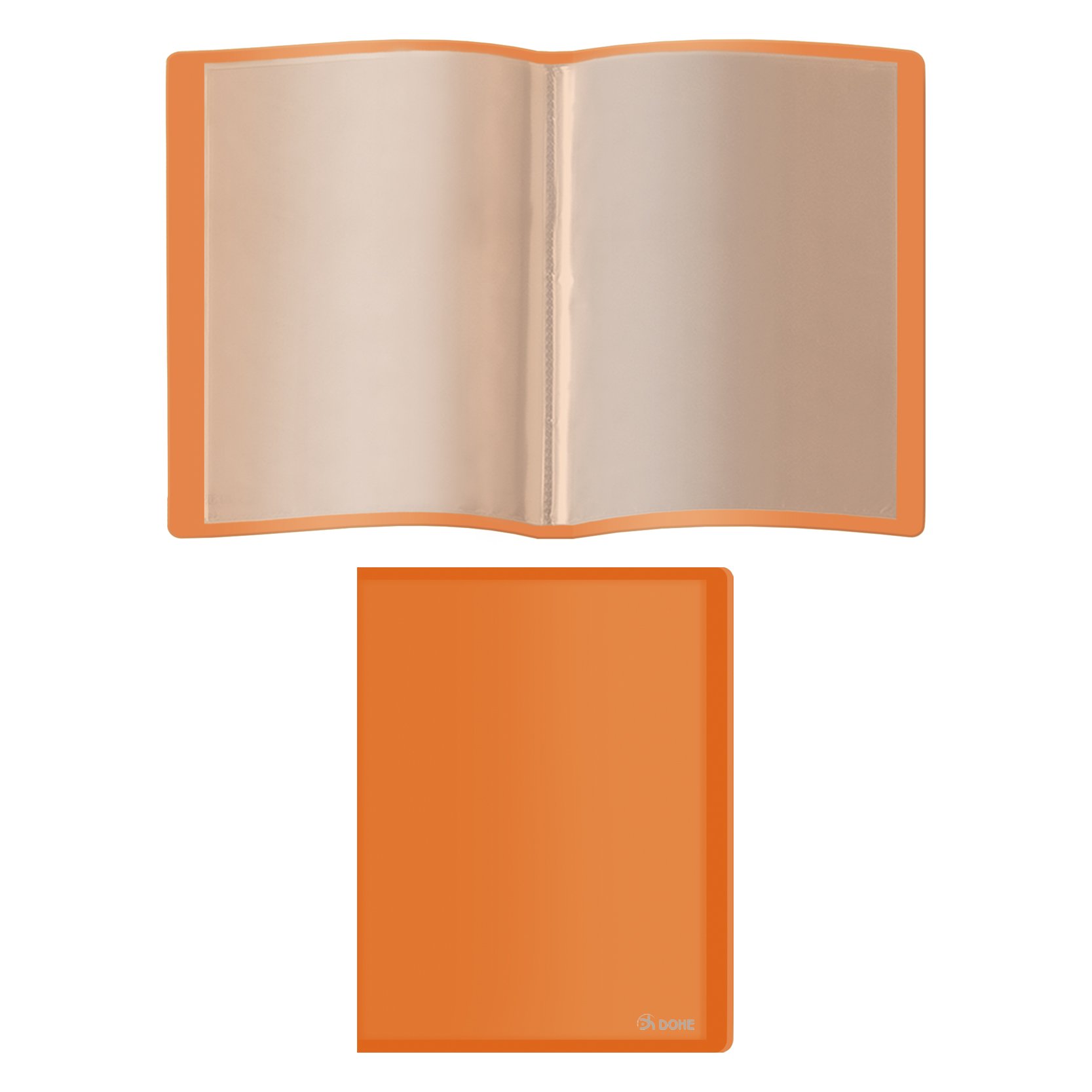 Dohe - Flexible Folder with 40 Pockets (80 Microns) - Orange