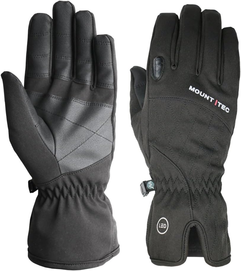 MOUNT TEC Ladies Waterproof Sport Utility Gloves with built in LED light