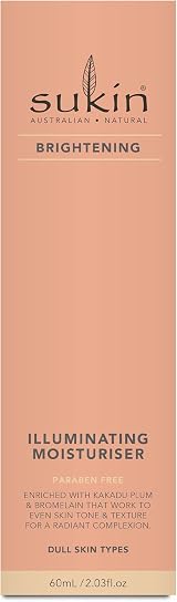 Sukin Brightening Illuminating Moisturiser 60ml Kakadu Plum Bromelain Radiance view 2