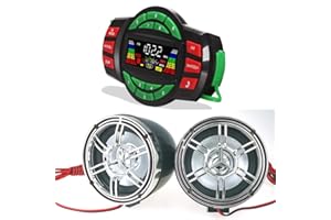 UTV ATV Bluetooth Amplifier Sound System Hand-free Speakers FM USB Audio System Stereo 3 Inch Speakers 12V Motorcycle Waterpr