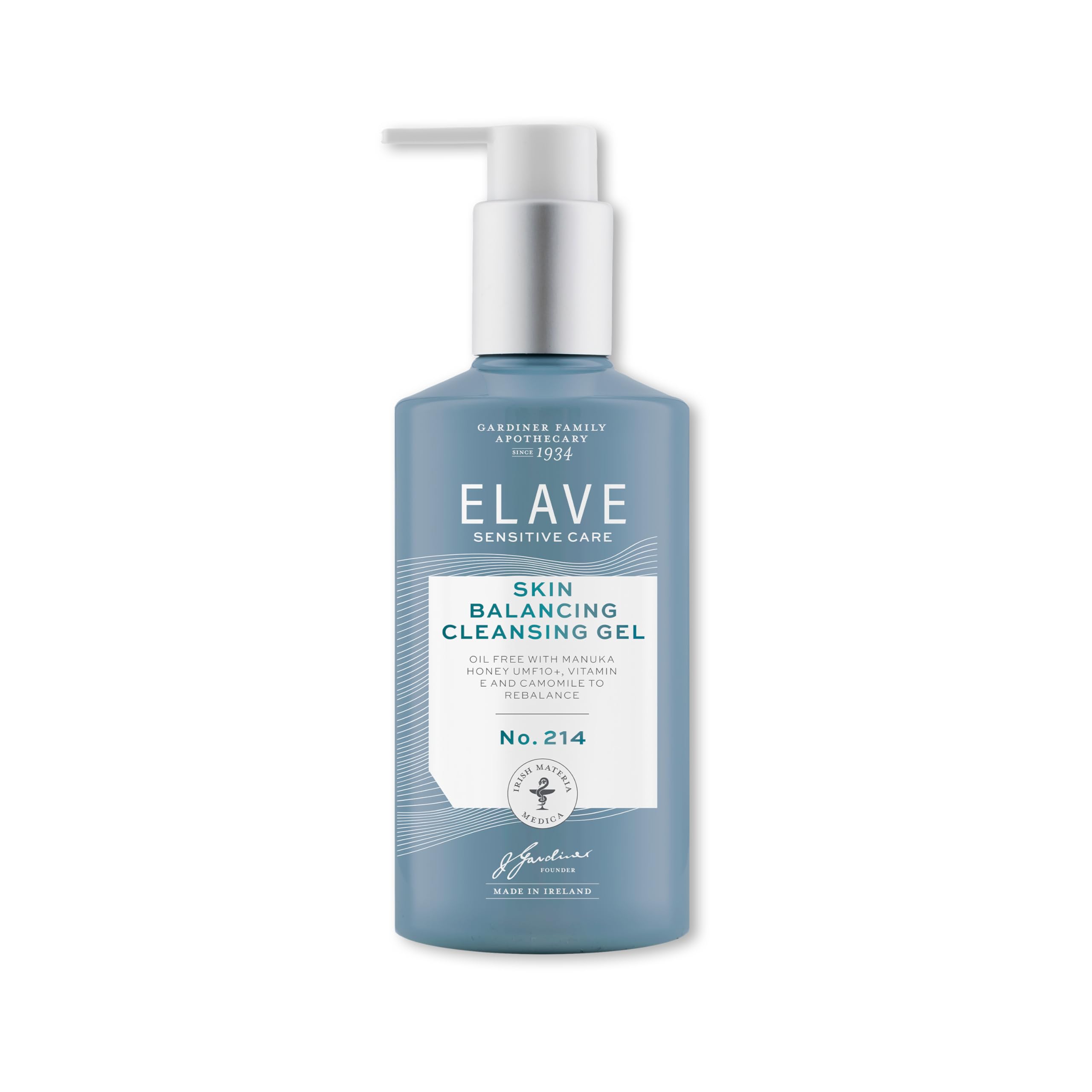 Elave Sensitive Care Skin Balancing Cleansing Gel 200ml | for Sensitive or Reactive Skin