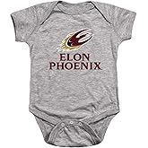 Elon University Official Phoenix Logo Unisex Infant Snap Suit for Baby