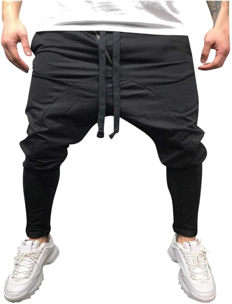 Zolimxmen Summer Fashion Casual Comfortable Men's Lace-up Denim Trousers