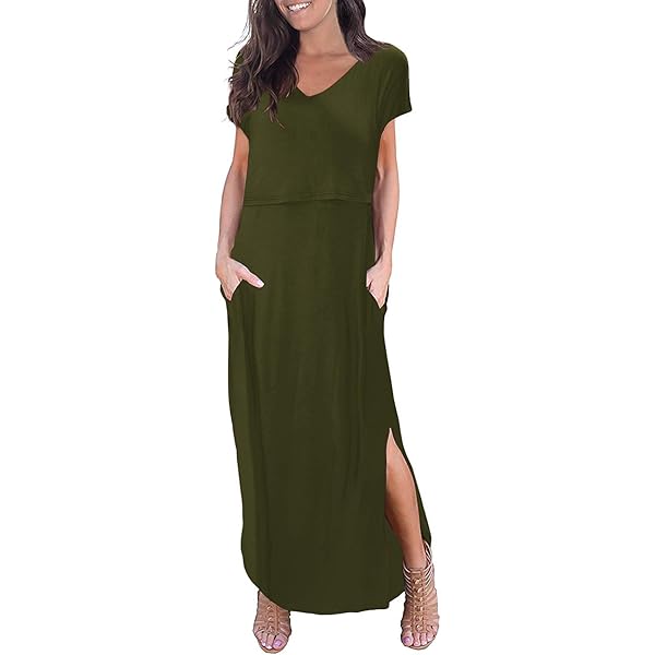 NOTHING FITS BUT Maternity Dress for Women,Muslin Cotton Classic Sakura Gown  Maternity Nursing Dresses,Pregnancy Clothes, Black, Large-X-Large :  Amazon.ca: Clothing, Shoes & Accessories
