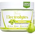 Zero Sugar - Pear Candy Electrolytes Powder - Extremely Refreshing Hydration - Caffeine Free Energy with All Natural Ingredients - Vegan, Keto, Paleo - Sugar Free Electrolytes Drink Mix - 30 Servings