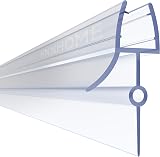 HNNHOME Shower Door Seal Strip for 6-8mm Glass, Up to 22mm Gap | Leak Protection