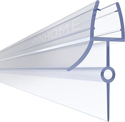 HNNHOME Shower Door Seal Strip for 6-8mm Glass, Up to 22mm Gap | Leak Protection