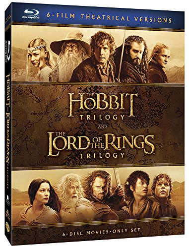 Le Hobbit Et Le Seigneur Des Anneaux, Les Trilogies - Version Cinéma - Blu-Ray