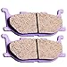 Kevlar Carbon Fiber Brake Pads ECCPP Motorcycle Replacement Front Braking Pads Kits Set for 2003-2005 YAMAHA XVS 650 V Star Classic