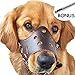 Sevicat Adjustable Leather Dog Muzzles, Lightweight Durable, for Anti-Biting Anti-Barking Anti-Chewing Safety Protection (M, Brown)
