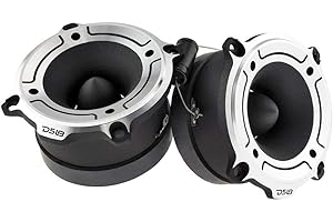 DS18 PRO-TW120 Super Tweeter in Silver - 1", Aluminum Frame and Diaphragm, 300W Max, 200W RMS, 4 Ohms, Built in Crossover - P