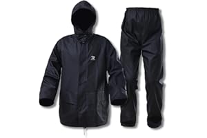 RainRider Rain Suits for Men Waterproof Rain Jacket Coat Pants Heavy Duty Women Fishing Rain Gear Workwear