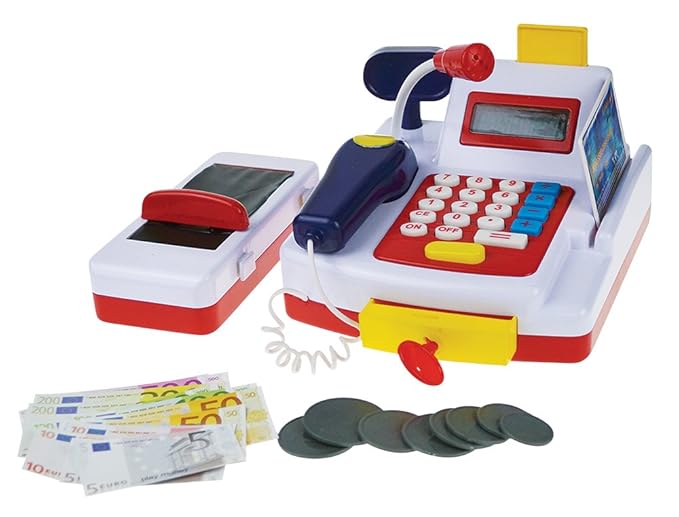 Happy People 45052 - Haushaltsspielzeug Kasse mit Rechner-Funktion