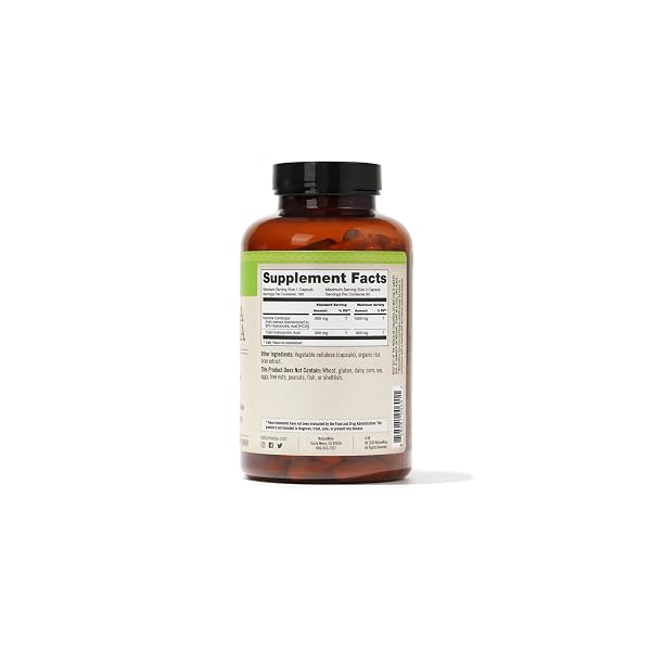 NATUREWISE GARCINIA CAMBOGIA – 60% HCA CONCENTRATION EXTRACT, NATURAL SUPPORT FOR WEIGHT GOALS AND ENERGY LEVELS – VEGAN, NON-GMO, GLUTEN FREE – 180 CAPSULES[2-6 MONTH SUPPLY]