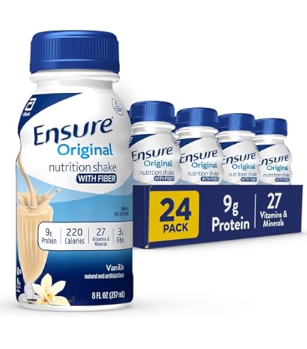 Amazon.com: Ensure Plant-Based Protein Shake With 20g Protein, 5g Fiber,  Ready to Drink, Chocolate, 11 Fl Oz, 24 Pack : Health & Household