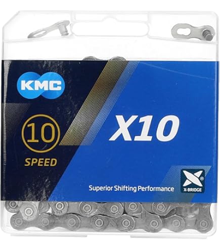 Amazon.com : KMC Unisex's X10-SL X10SL DLC 10 Speed Chain-Black