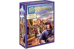 Carcassonne Count, King & Robber Board Game EXPANSION - New Characters, Strategies, and Landscapes! Strategy Game for Kids and Adults, Ages 7+, 2-6 Players, 45 Minute Playtime, Made by Z-Man Games