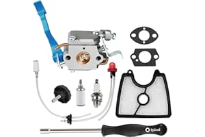 UORIMY 125b Carburetor with 545112101 Air Filter Fuel Line Kit for Husqvarna 125B 125BX 125BVX Leaf Blower Engine Replace for Zama C1Q-W37 590460102