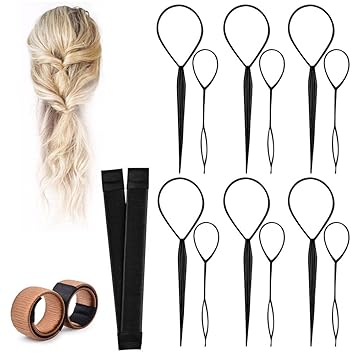 Amazon Com Topsy Tail Hair Styling Tool Pack Of 6 Hair Braid