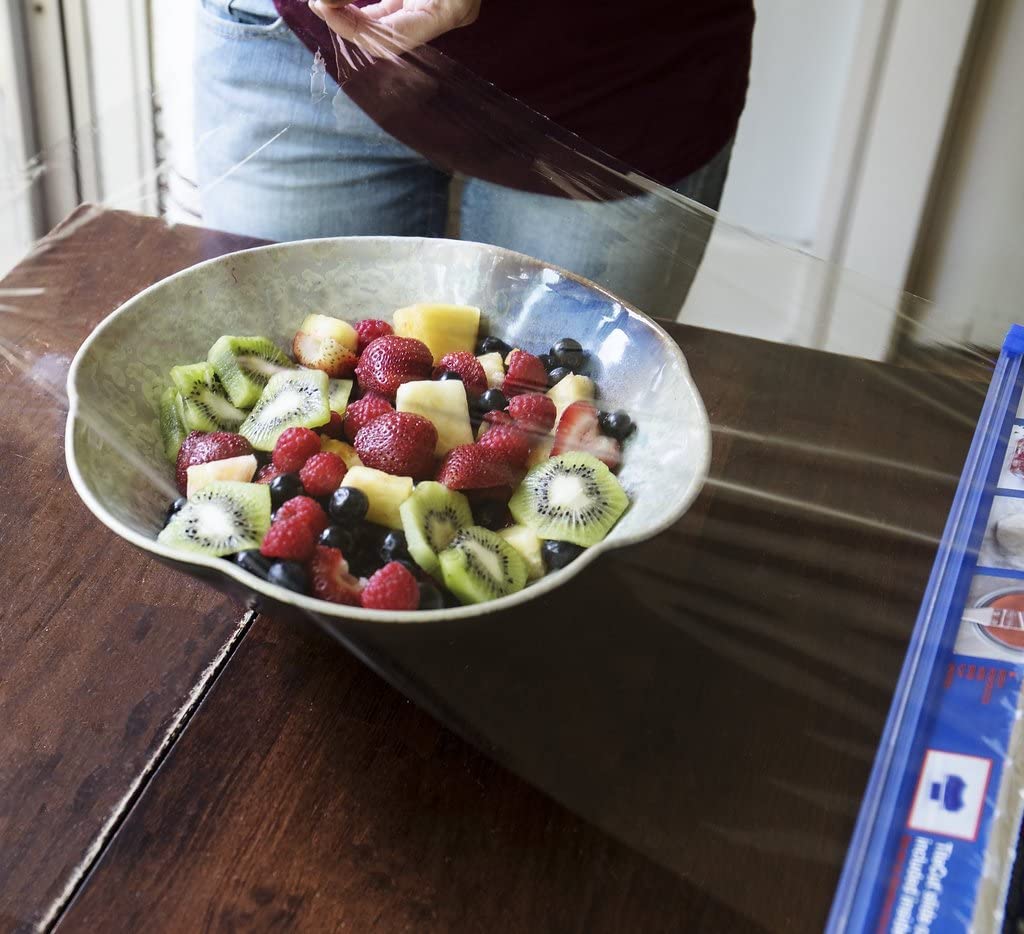 StretchTite's FreezeTite Premium Plastic Freezer Wrap with Slide Cutter, SelfSealing and