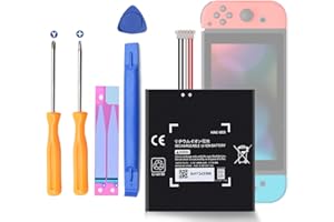 oliadeo for Nintendo Switch OLED Battery Replacement: HAC-001 HAC-003 Compatible with Nintendo Switch Battery Kit - Game Console Handhold Lithium Ion 3.7V with Tool (4800mAh)
