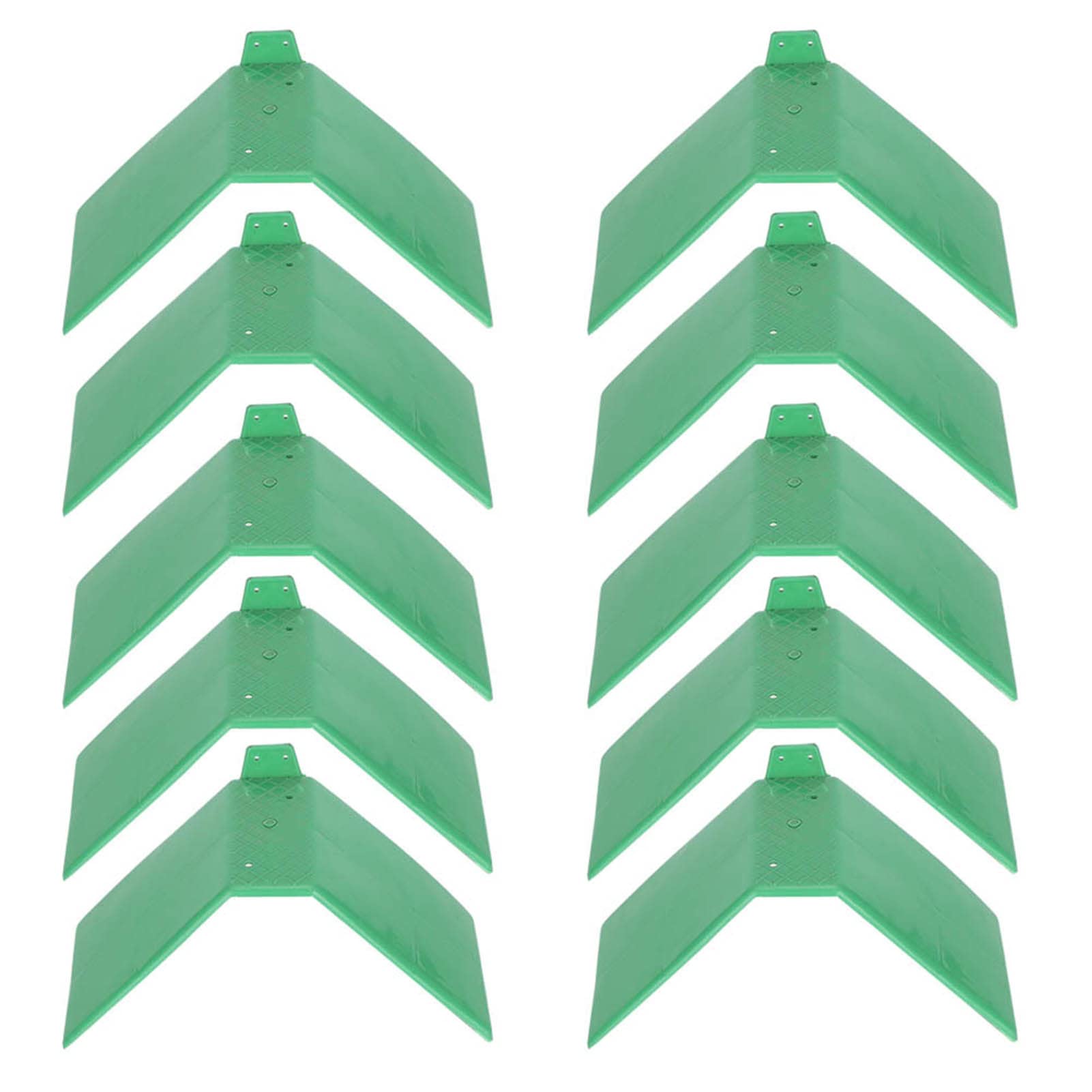 Pigeon Roost Frame Dove Rest Stand Grill Plastic Support Set Small Dove Green Non-Slip Plastic Dove Support Dove Perch Roost Frame Holder Bird Supplies Accessories 10pcs