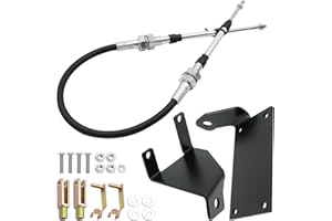Newnessai Transfer Case Cable Shifter Linkage, Replacement for Jeep Wrangler TJ 1997-2006-Only the 231 Transfer Case