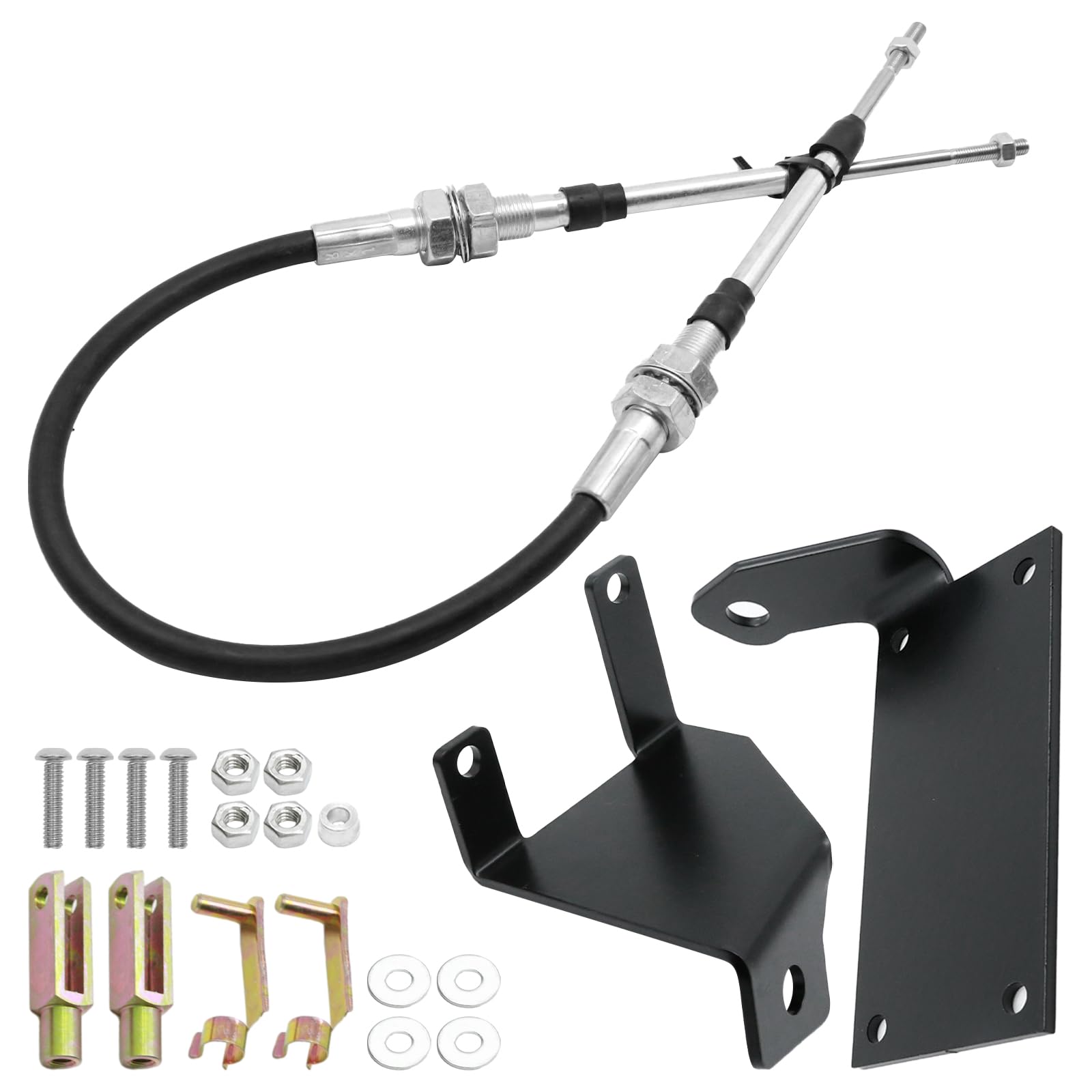 Photo 1 of Newnessai Transfer Case Cable Shifter Linkage, Replacement for Jeep Wrangler TJ 1997-2006-Only The 231 Transfer Case