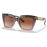 VERSACE VE 4418-533213 Sunglasses Brown W/Light Brown Lens 56mm