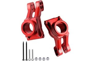 ARRCat Rear Knuckle Arms for 1/5 KRATON 8S BLX,Outcast 8S BLX Upgrade Parts,2PCS Aluminum Rear Hubs Knuckle Arms Hop-up for 1/5 Outcast/KRATON 8S BLX,Replace ARA330565,Red (Rear)