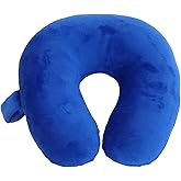 Wolf Essentials Kids Travel Neck Pillow - Cozy Soft Microfiber, Compact Design for Airplane, Car Seat, or Toddler Travel Supp