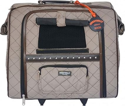 Doggydolly Hundetrolley Luxus Creme 30x45x37cm