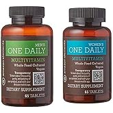Amazon Elements Men's and Women's One Daily Multivitamins, Vegan, 65 Tablets, 2 month supply