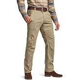 CQR Men's Motion Utility Casual Pants, Regular Fit Lightweight Work Pants, Water Resistant Outdoor Stretch Pants with Pockets
