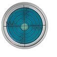 XMLEI Level fan small high precision level universal direction bubble level horizontal bead circular horizontal bubble (40mm)