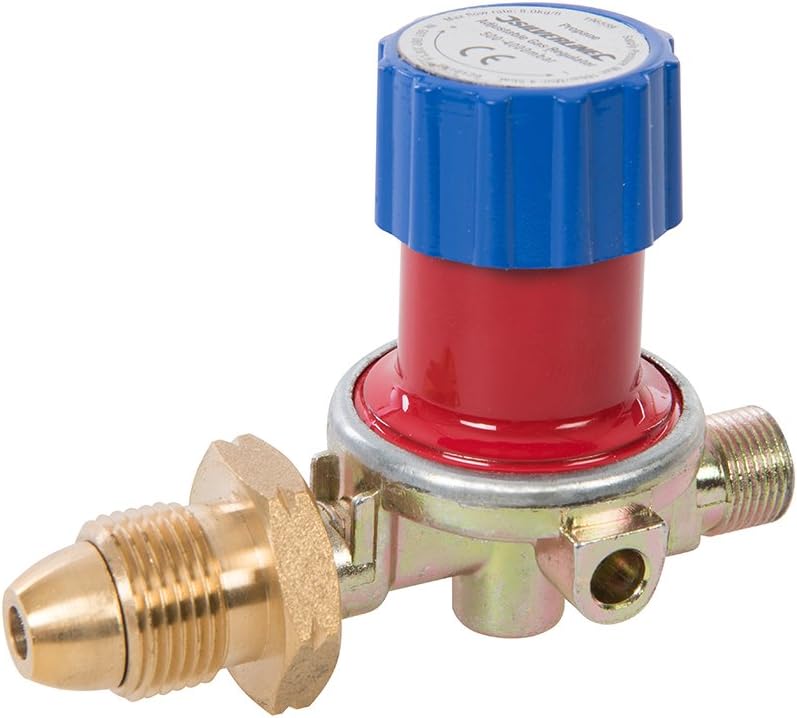 Silverline Adjustable Propane Gas Regulator 500-4000mbar (196559)