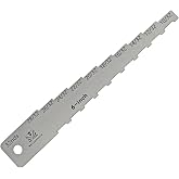 MetioKulto The 6" Brake Pad Measuring Tool,Brake Drum Wear Detection Gauge in 32nds