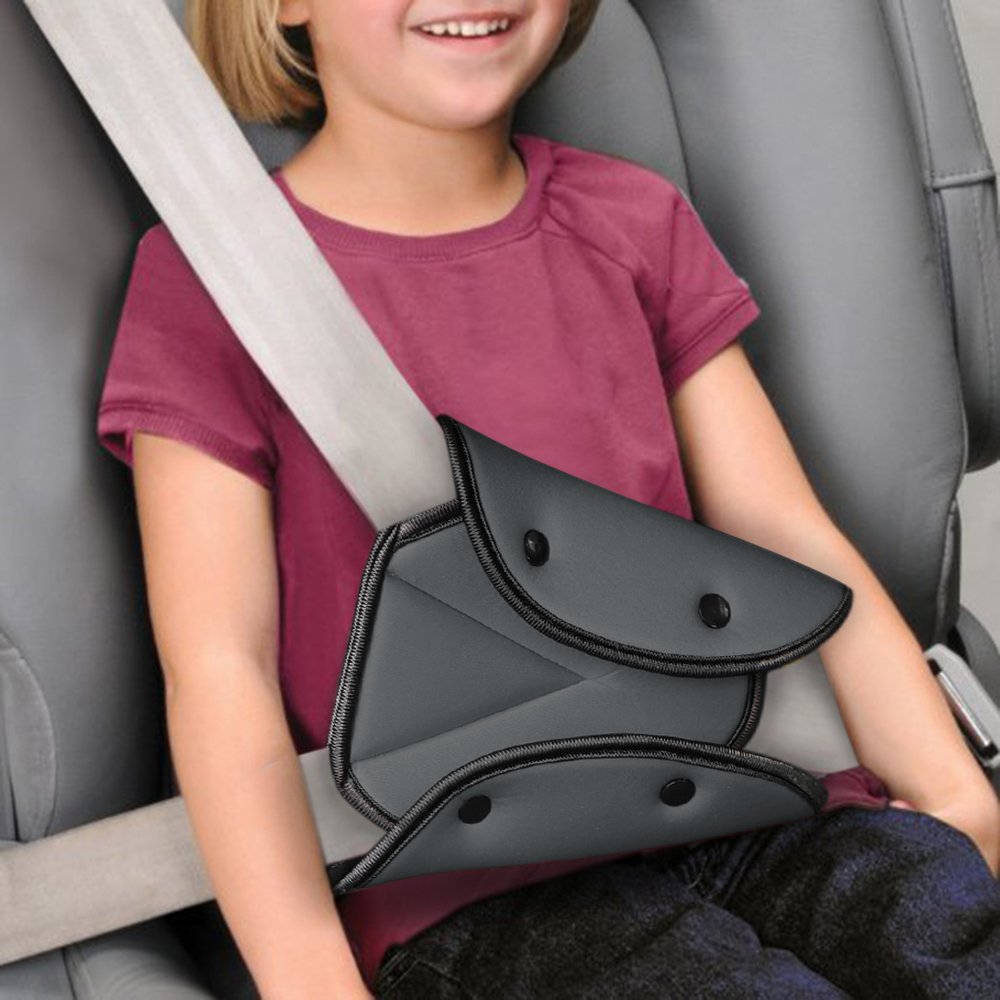 Children Kid Car Safety Harness Adjuster Seat Belt Positioner Clip