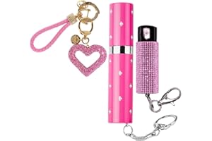 ODDSSHIFTER Odds Shifter Pepper Spray and Stun Gun: Lipstick stun Gun for Women, Empowering 1.6 uC Mini Stun Gun and 0.5 oz Pepper Spray Pink - Stun Gun and Pepper Spray Combo