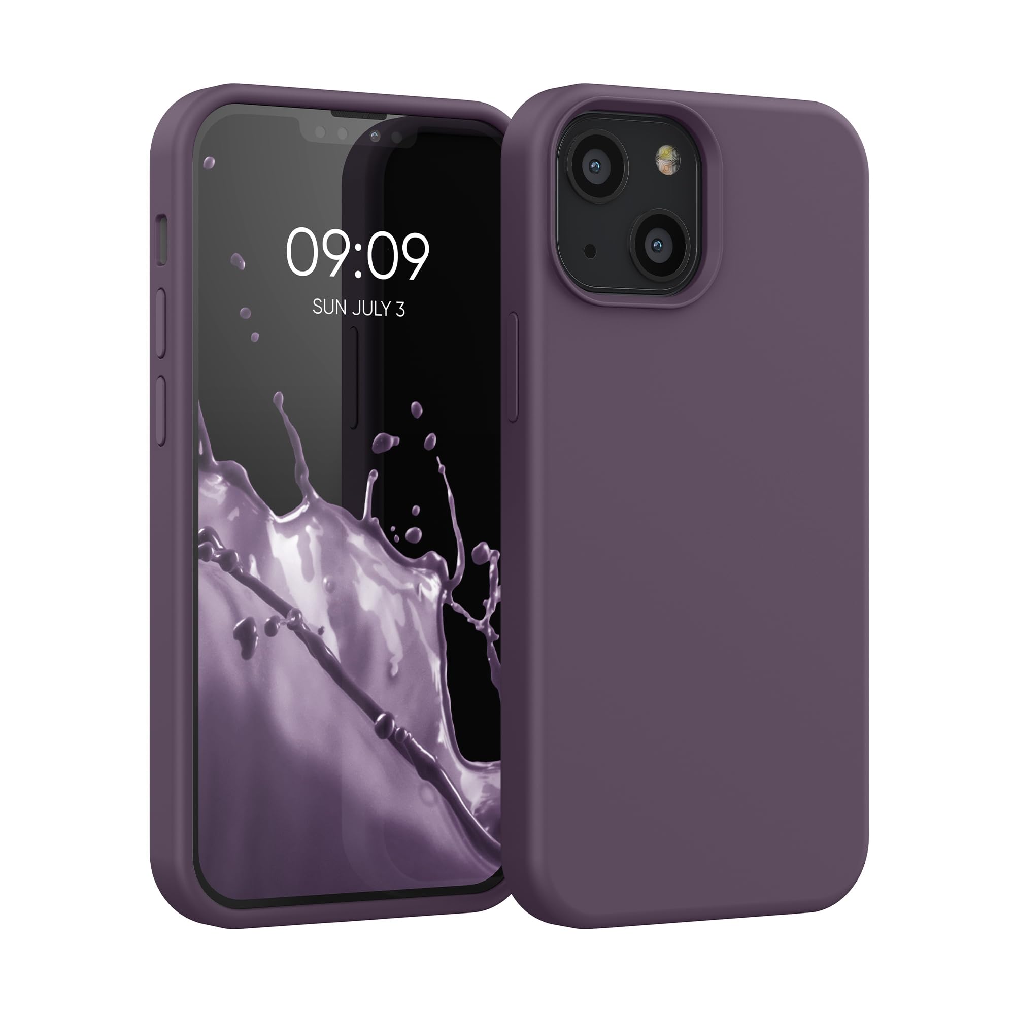 kwmobile Case Compatible with Apple iPhone 13 mini Case - TPU Silicone Phone Cover with Soft Finish - Pale Iris โ image 1