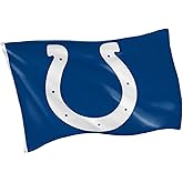 NFL Indianapolis Colts 3 x 5 Outdoor Durable House Flag with Grommets | Sport Team Flag & Banner | Indoor Wall Decor Flag for Room | Works with Flag Poles for Outside House