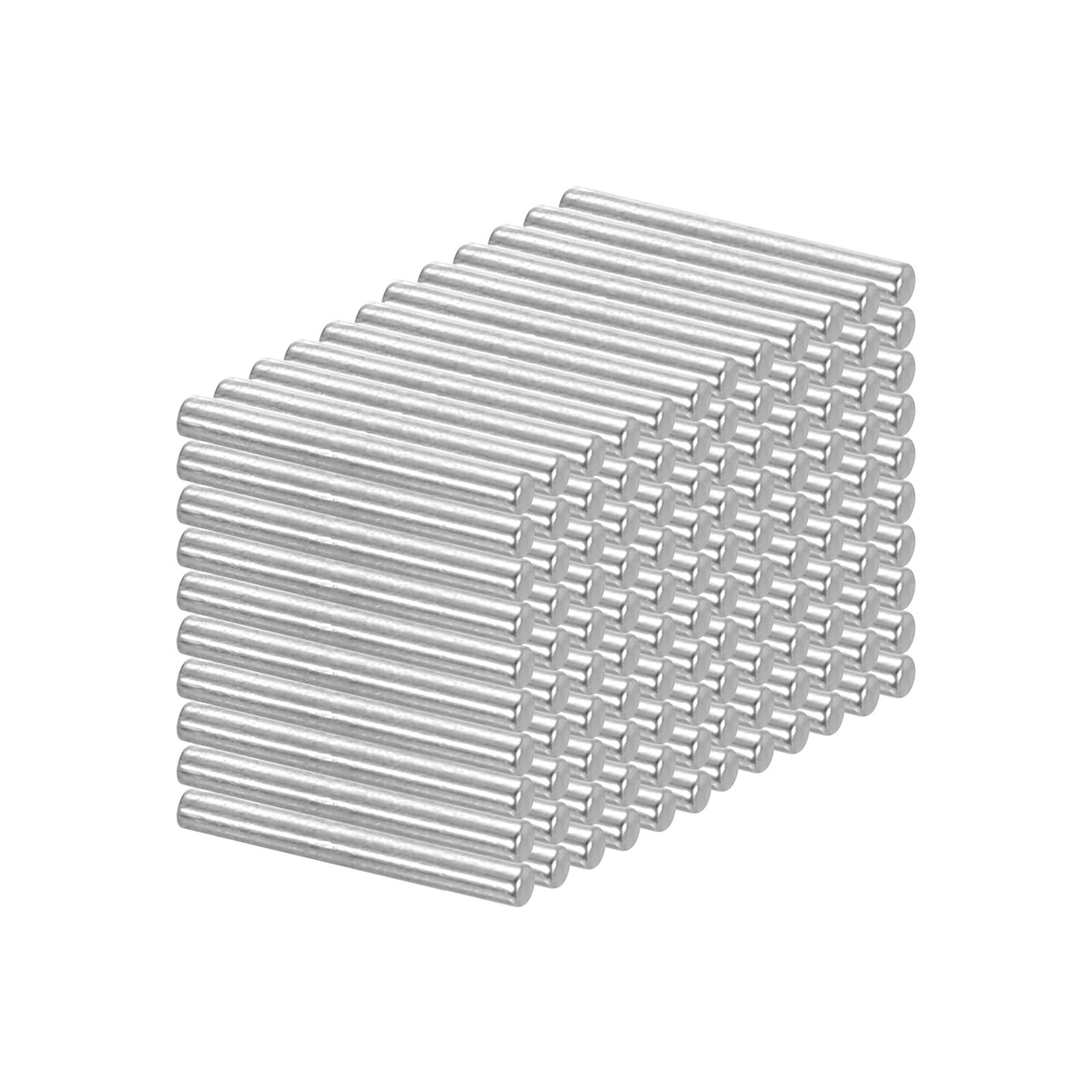 PATIKIL 50 Pcs 304 Stainless Steel Dowel Pins 3x14 mm (1/8" Dia) Metal Shelf Pegs