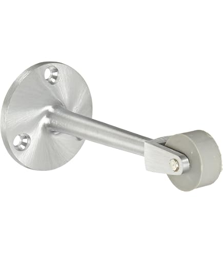 Don-Jo HDCC-2512 Heavy Duty Steel Crash Chain – Satin Chrome, Gray Vinyl Cover, 25.5" Length For Commercial Doors