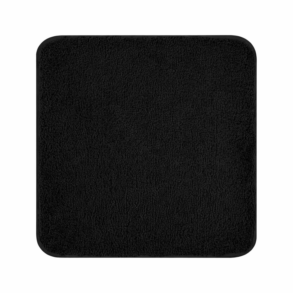 Sentidos Bath rug 50 x 50 cm bath mat bathroom carpet bath rug water absorbent bath mat soft bathroom mat for toilet shower bath mats black