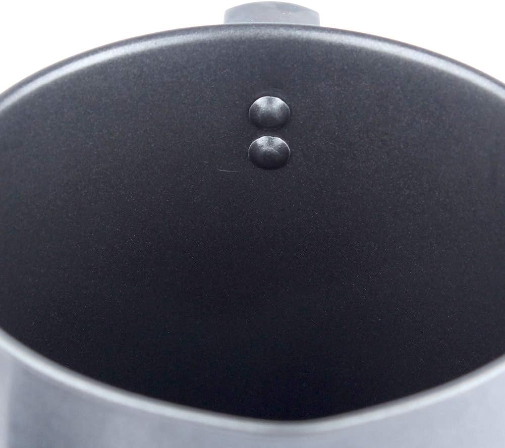 almost 7 full cups Cambom Bacon Grease Container with Strainer 1.6L/1.7Quart Iron Cooking Oil